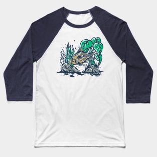 Fat fish Baseball T-Shirt